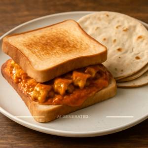 Makhani Paneer Sandwich