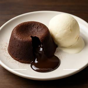 Chocolava With Ice Cream