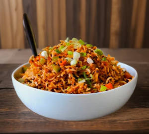 Schezwan beef rice