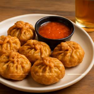 Chicken momos fried