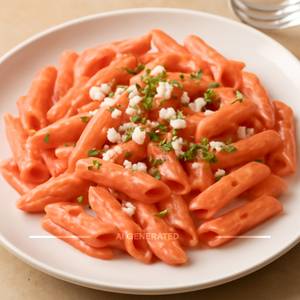 Pink Cheese Pasta