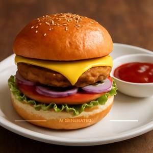 Cheese Veg. Burger