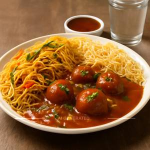 Veg Triple Noodles      