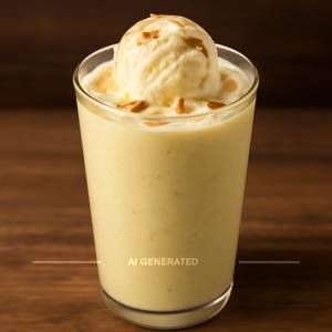 Badam Shake With Ice Cream