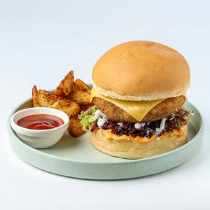 Truffle Mushroom Burger