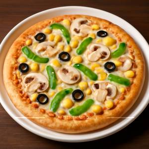 Jain Classic Veg Pizza [8 inches]