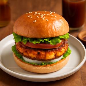 Paneer Patty Burger