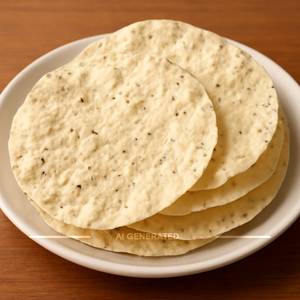 Plain papad                                                                                                                                  
