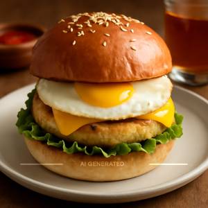 Egg burger