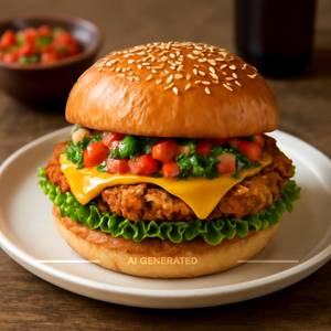 Mexican Chicken Burger