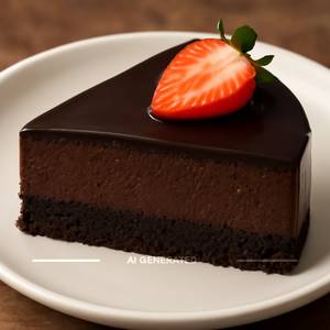 Dark mousse cake