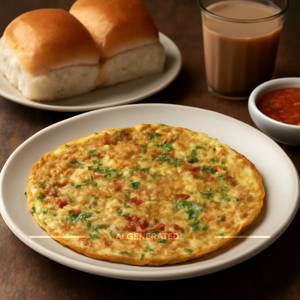 Omelette pav