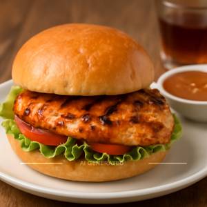 Peri peri chicken sandwich