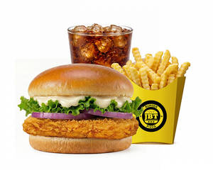 Ground Chicken Burger Meal