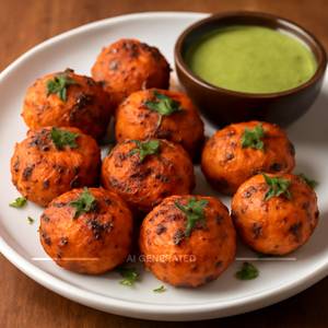 Tandoori Potato Garlic Shots