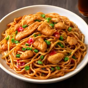Chilli Garlic Chicken Noodles