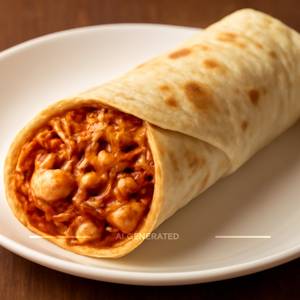 Schezwan with cheese chicken shawarma