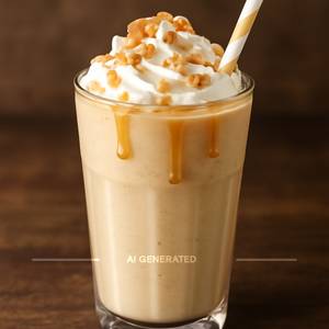 Butterscotch milkshake