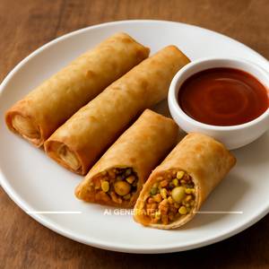 Veg Paneer Spring Roll