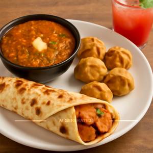 Paneer Tikka Kathi Roll