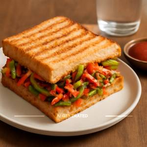 Veg Schezwan Sandwich