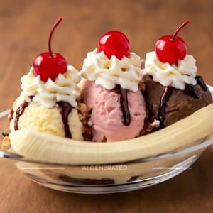 Banana Split Sundae