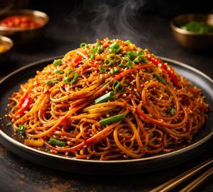 Schezwan noodles