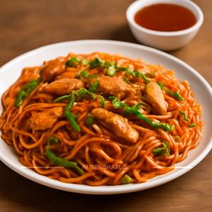 Chicken Hakka Schezwan Noodles