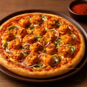 Paneer peri peri pizza  