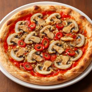 Mushroom Spicy Pizza