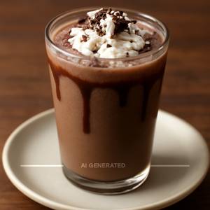 Cold chocolate shake