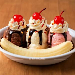 Banana Split Sundae