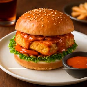 Peri Peri Paneer Burger