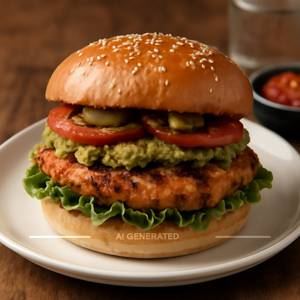 Mexican Chicken Burger