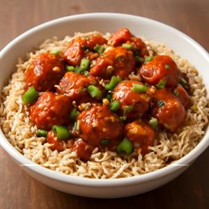 Chicken Manchurian Rice
