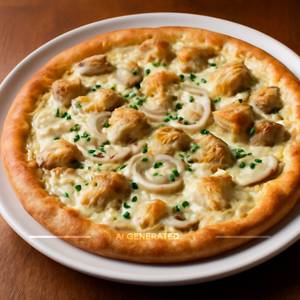 Alfredo Chicken Pizza