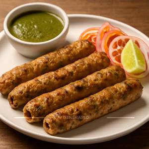 Chicken seekh kebab