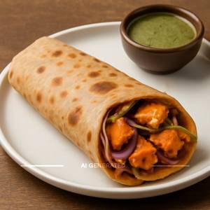 Tandoori paneer wrap