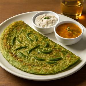 Green chilli dosa