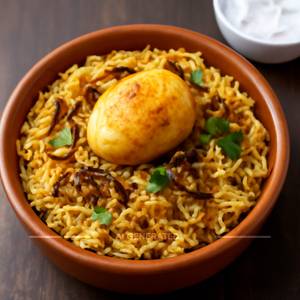 Egg biryani