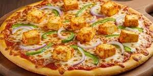 Makhani paneer pizza
