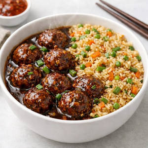 Fried Rice With Manchurian