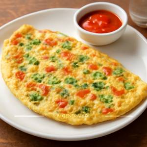 Egg Omelette[2 Eggs]