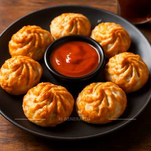 Chicken Peri Peri Momos [8 Pieces]