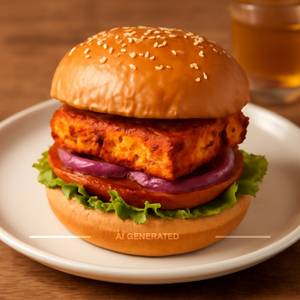 Paneer Tikka Burger