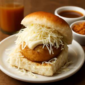 Cheese Mayo Vada Pav