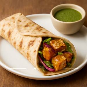 Paneer Tikka Wrap