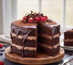 Eggless Chocolate Cake 500G