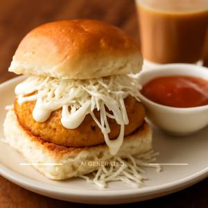 Mayonnaise Cheese Vada Pav