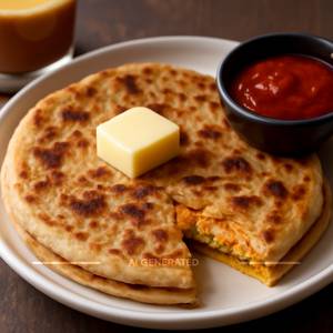 Butter Paneer Cheese Paratha